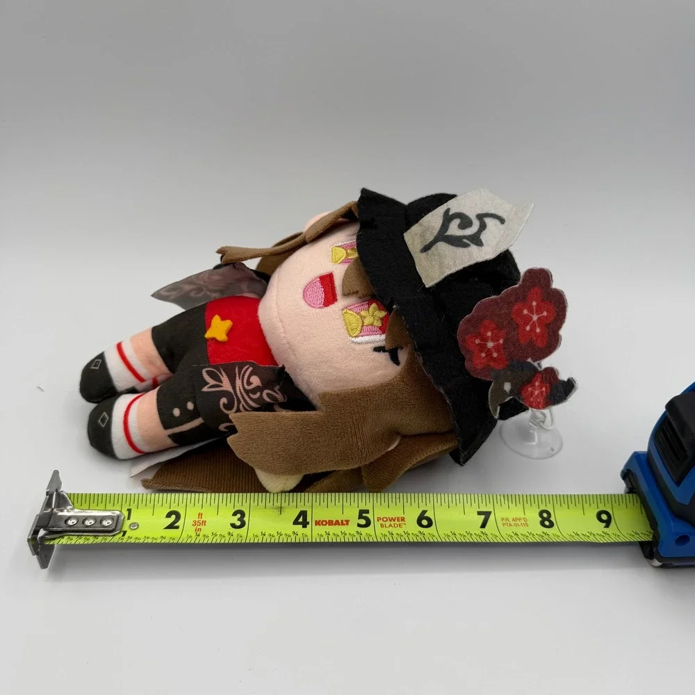 Genshin Impact Hu Tao Plush Figure Unisex 8 Inch Brown Excellent Anime Toy